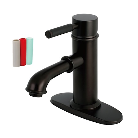 Kingston Brass KS7415DKL Kaiser Single-Handle Bathroom Faucet, Oil Rubbed Bronze KS7415DKL